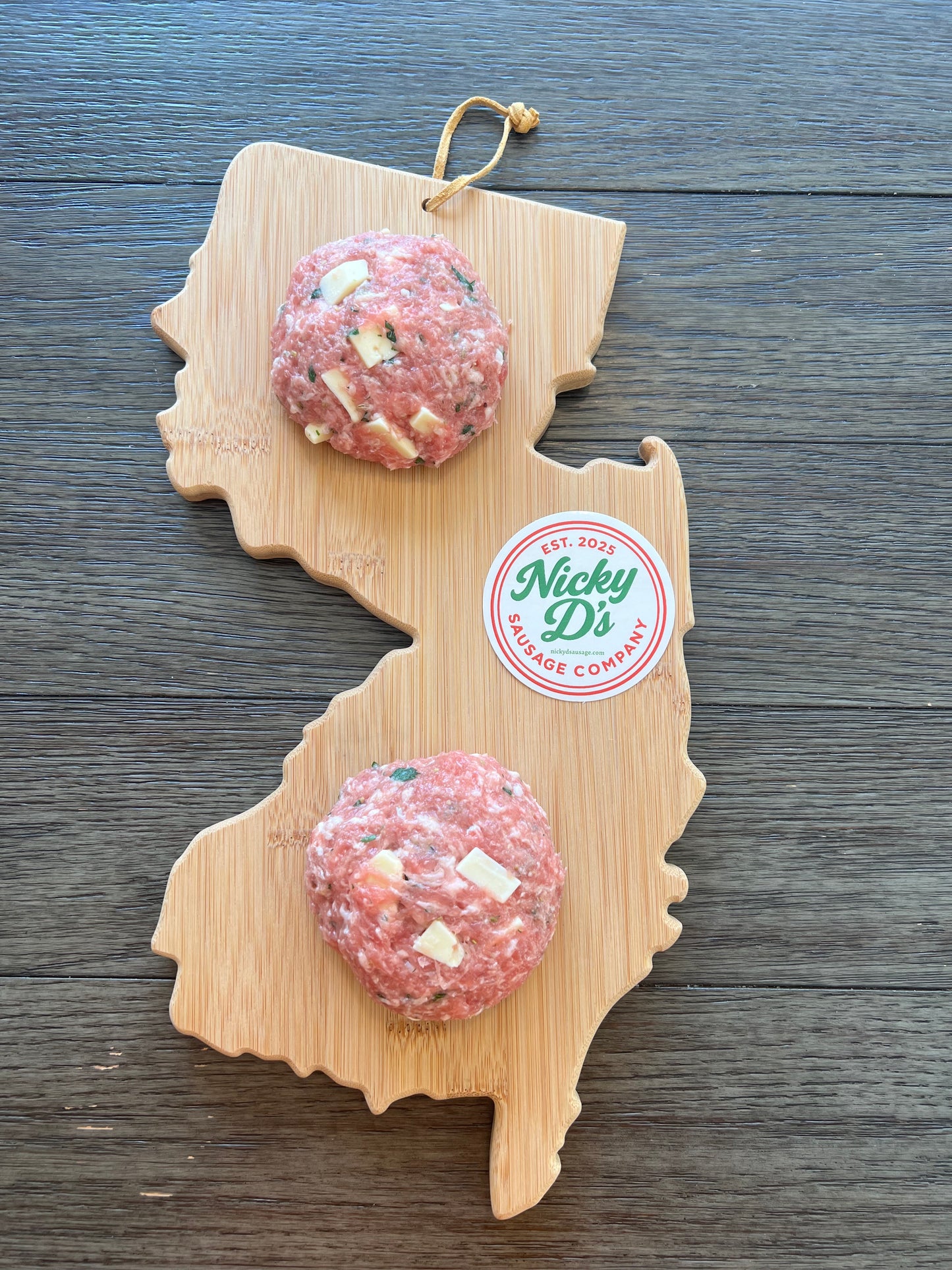 Sweet Sausage Patties with Cheese and Parsley - 6 Pack